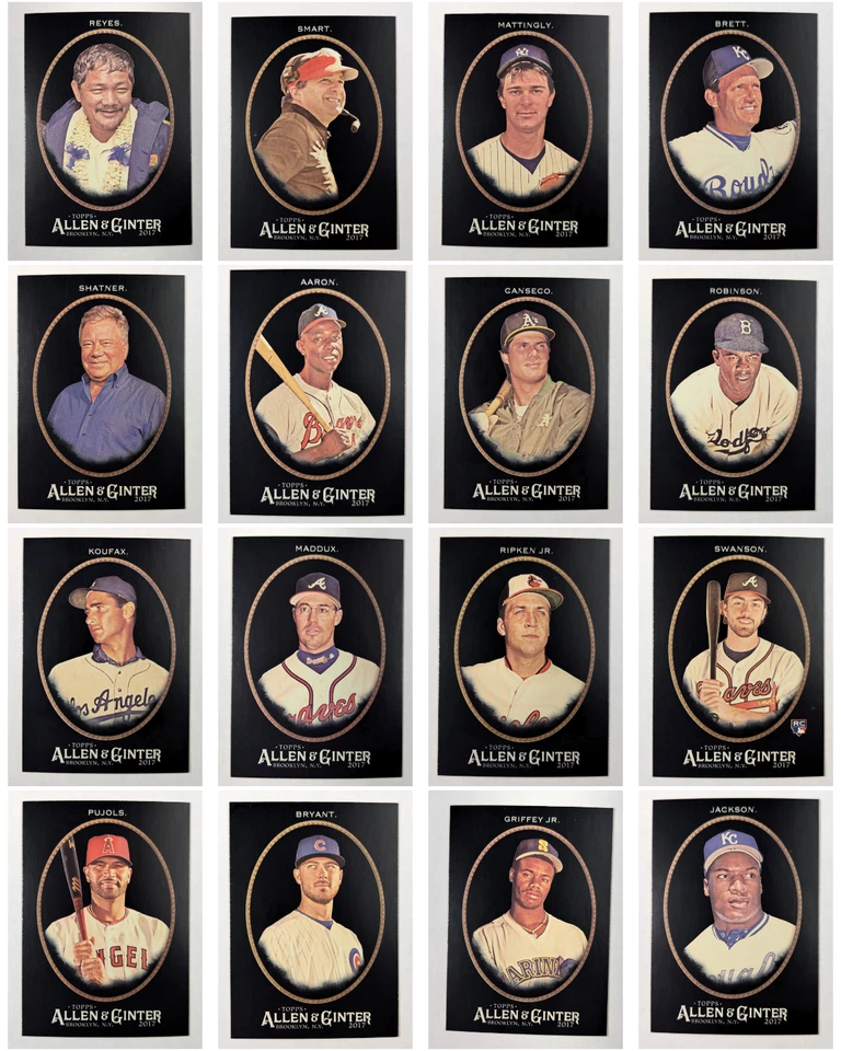 2017 Topps Allen & Ginter X Baseball Base Card #1-250 You Pick/Choose - Image 1 of 1