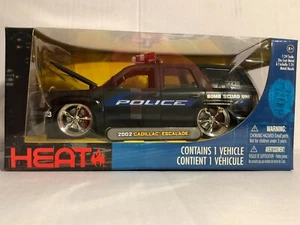JADA HEAT 2002 CADILLAC ESCALADE POLICE 1:24 DIECAST MODEL CAR  #98 - Picture 1 of 5