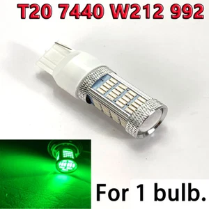 T20 7440 7441 992 W21W Super Bright Green 92 LED Bulb Reverse Backup Y1 YAN - Foto 1 di 3