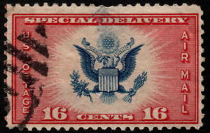 US - 1936 - 16 Cent Great Seal of the United States Airmail Special Delivery CE2