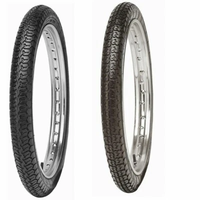 COPPIA DI PNEUMATICI GOMME CICLOMOTORE MITAS 2 1/4-16 38J TT PIAGGIO BRAVO  - Immagine 1 di 2