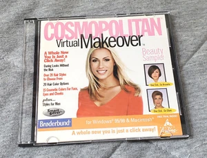 Cosmopolitan Virtual Makeover - vintage beauty software - Windows 95 98 Mac - Picture 1 of 2