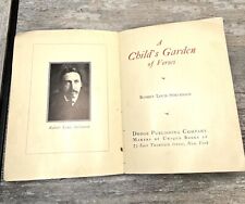 Antique A Childs Garden of Verses by Robert Louis Stevenson  No Date Visible