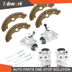Labwork 4 Front Brake Wheel Cylinders/Shoes for Honda Foreman Rubicon 450 TRX450 - Picture 1 of 14