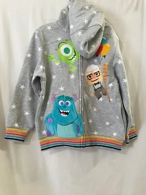 NUEVO CON ETIQUETAS Disney Pixar Monsters Inc y UP Chaqueta con Capucha Disney 100 Niños Talla 5,6 Foto 1 de 4
