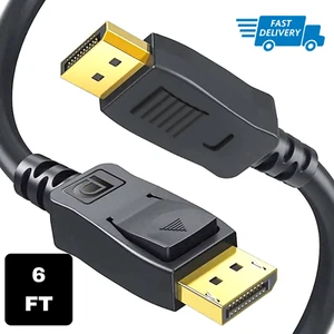 Cable DisplayPort 60HZ 4K@60HZ 2K@165Hz Display Port DP 1.2 Cable Video PC Cable - Imagen 1 de 2