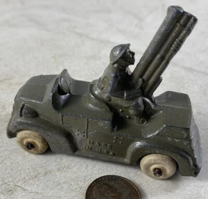 Vintage 1930's Lead Barclay Manoil Artillery Cannon Car - Picture 1 of 3