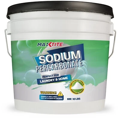 Sodium Percarbonate (10 lbs) - 100% Pure Uncoated Solid Hydrogen Peroxide - Image 1 of 4