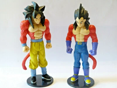 1996 - Goku E Vegeta Super Saiyan 4 - Altezza 14 CM IN PVC - Immagine 1 di 2