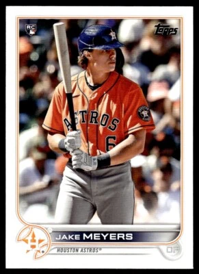 2022 TOPPS ROOKIE Jake Meyers Rookie Houston Astros #295 R82 - Image 1 of 2