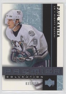 2001-02 Upper Deck Premier Collection /399 Paul Kariya #1 HOF