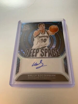 Wally Szczerbiak 23-24 Panini Spectra Deep Space Auto 53/99 - Image 1 of 2