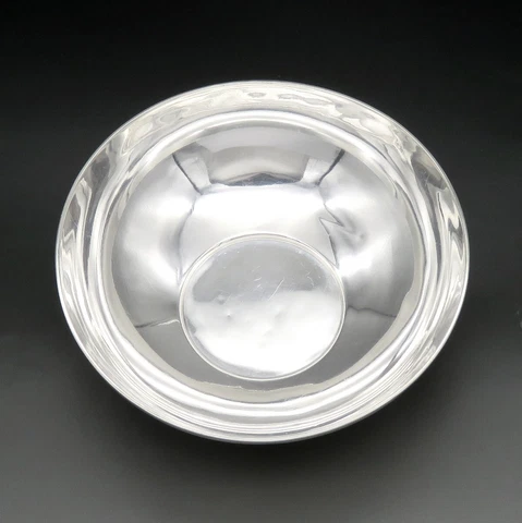 c1950 Tiffany & Co Heavy Solid Sterling Silver Serving Bowl 8 1/4 inches Cover