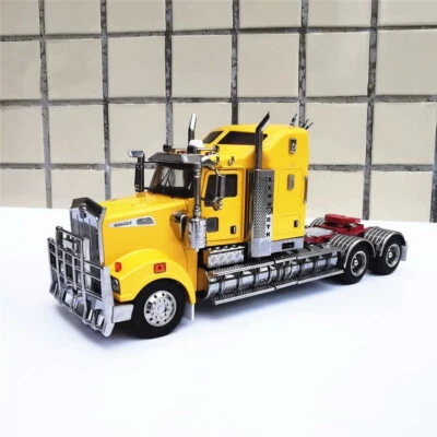 EXCLUSIVE 1/32 Kenworth T909 Prime Mover Truck Yellow Diecast Car Model Toy Gift - Image 1 of 4