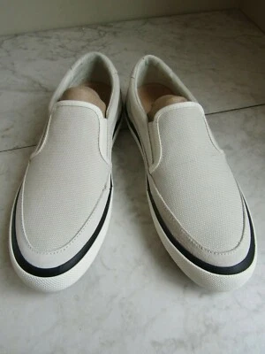 NIB Clarks Aceley Step White Canvas Slip On Women Sneaker Shoe US 9 EU 40 UK 6.5 - Image 1 of 4