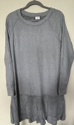 CABI Flashdance Sudadera Vestido Talla M Volantes Volantes Dobladillo Mangas Largas Suave Acogedor Foto 1 de 4