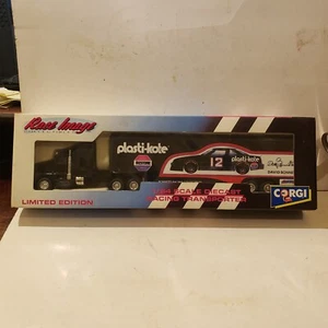 Corgi Dave Bonnett Race Image Collectibles Plasti-Kote Racing Transporter Semi - Picture 1 of 11