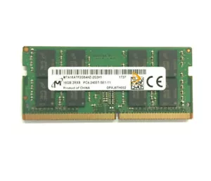 Micron 16GB 2RX8 DDR4-2400T PC4-19200S CL17 SO-DIMM Laptop Memory RAM Module % - Picture 1 of 2
