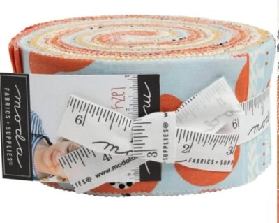 Lazy Afternoon by Zen Chic Jelly Roll 100% cotton fabric quilt strips 1780JR - Image 1 of 4