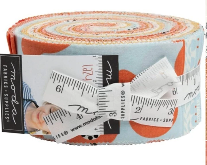 Lazy Afternoon by Zen Chic Jelly Roll 100% cotton fabric quilt strips 1780JR - Image 1 of 4