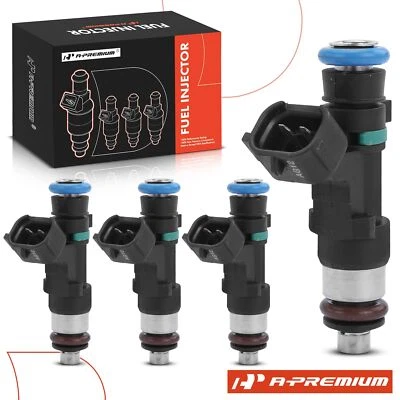 4x Inyector de combustible con junta tórica para Nissan Altima 2007-2013 Rogue Sentra L4 2,5 L Foto 1 de 4