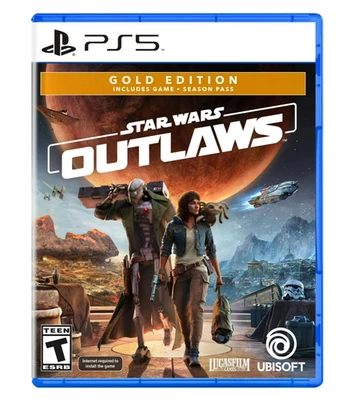 Star Wars Outlaws Playstation 5 PS5 Gold Edition Brand New Sealed **Loose Disc** - Image 1 of 4