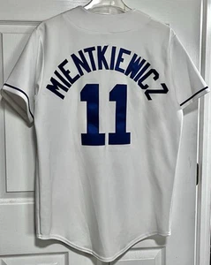 Camiseta De Colección Equipo de los Reales Para Hombres Mediana Kansas City MLB Doug Mientkiewicz 11 Majestuosa - Imagen 1 de 10