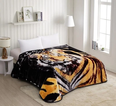 Ultraweiche Kunstfell Tier Überwurf Weich Warm Fleece Decke UK King Size 200x240 - Bild 1 von 4