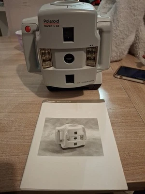 Rare Polaroid Macro 5 Slr Avec Notice  Tres Bon État. - Photo 1/4