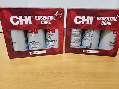 (2) CHI INFRA thermal care TRIO-Shampoo, Treatment and Silk Infusion each 6oz - Image 1 of 4