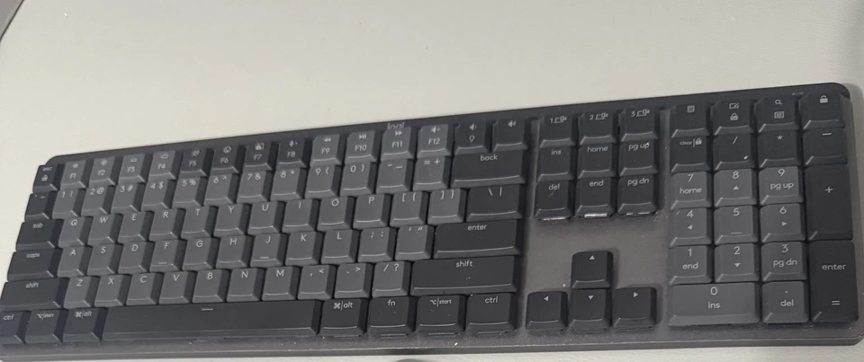 Logitech MX Keys S Full-Size Bluetooth Wireless Keyboard - Black 920-011406 - Image 1 of 1