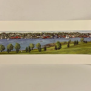 Art Print Lunenburg Nova Scotia Canada Unframed 26 x 7 in Bluenose Maritimes - Bild 1 von 6
