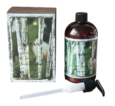 Wen WINTER VANILLA MINT Cleansing Conditioner ~ 16 fl oz ~ New in Box + Pump - Image 1 of 3