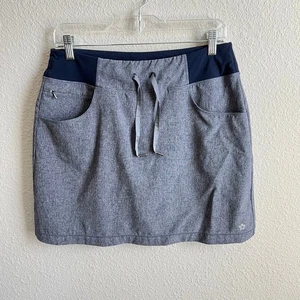 Tuff Athletics blauer Minirock Skort Damen M Stretch Taschen Gym Training - Bild 1 von 5