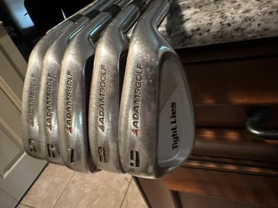 Adams Tight Lies Iron Set 5 Thru 9 Irons Stiff Flex 37” To 39” - Image 1 of 4