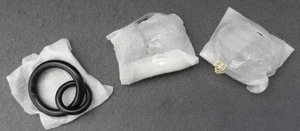 Fienile in ceramica (3) piccola asta 0,75" nero opaco anello tondo tendaggio tendaggio - Foto 1 di 5