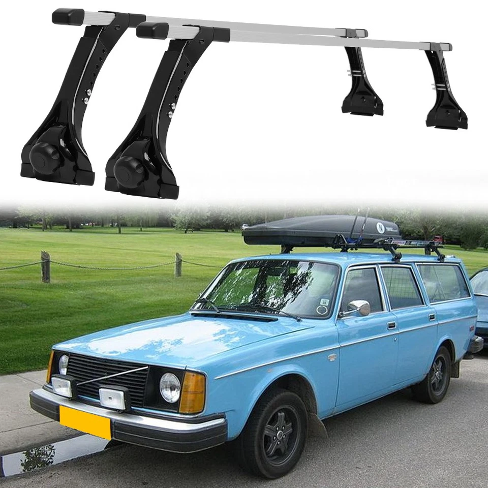 Barras transversales de carga para kayak para Volvo-240 220 200 250 canalón de lluvia Foto 1 de 4
