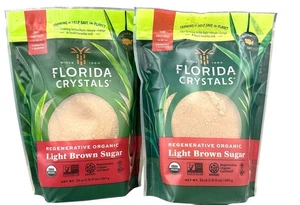 Florida Kristalle regenerierender Bio hellbrauner Zucker - 24 Unzen 2er Pack kostenloser Versand - Bild 1 von 2