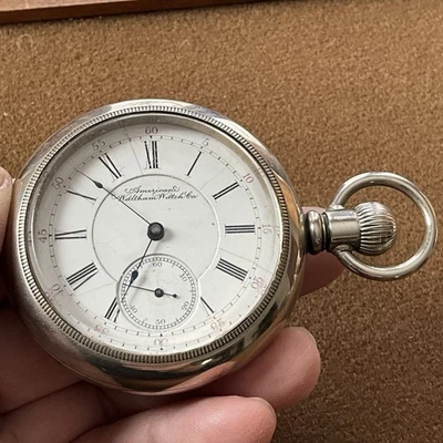 Waltham 18s ,21j crescent street ,  pocket watch , display back case, A11. - Image 1 of 4