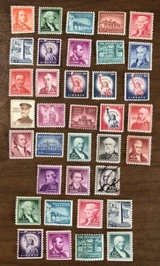 United States Stamps 1030-1059A Complete Liberty Series 1954-1965 - Picture 1 of 4