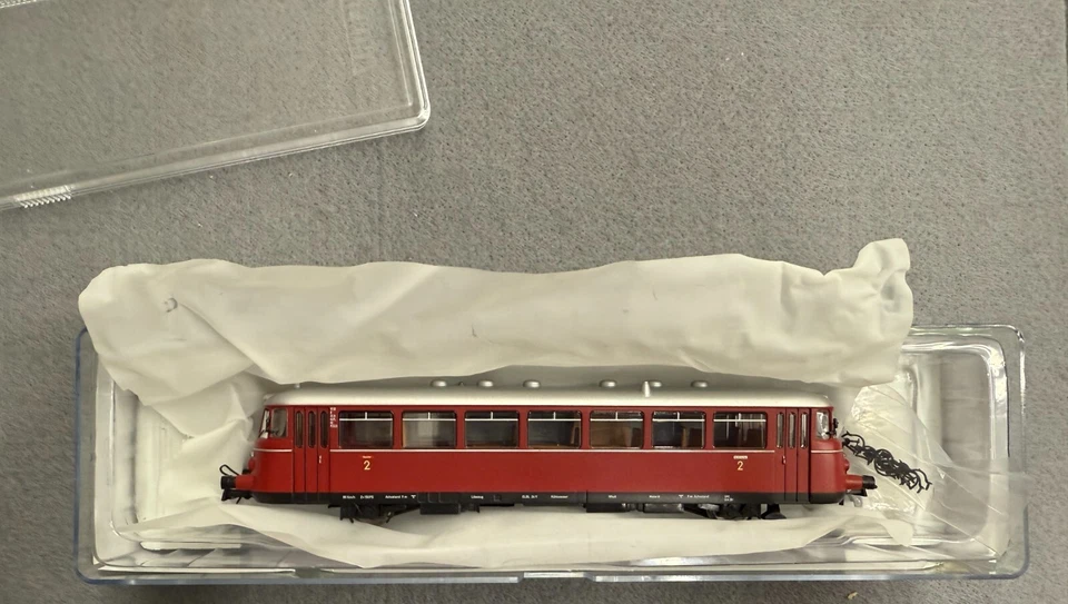 Brekina H0 1:87 VT 23 MAN Schienenbus Privatbahn DC Analog NEU/OVP - Bild 1 von 1