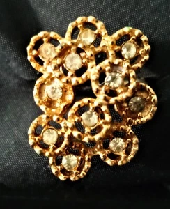 Adjustable New Ring from Thailand White Stones Costume Jewelry. - Picture 1 of 3