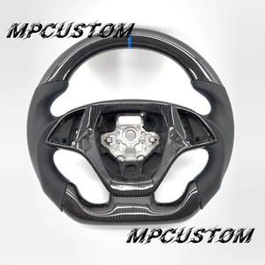 Carbon Fiber Steering Wheel fit For Chevrolet Corvette C7 2014 2015 2016 17-2019 - Picture 1 of 8