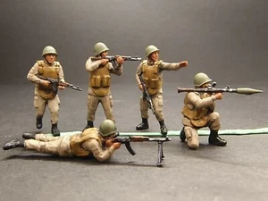 Infantería Motorizada Soviética 1/72 Segunda Guerra Mundial 5 piezas soldados modelo pintado escena utilería - Imagen 1 de 2