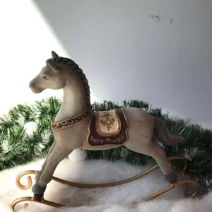 Cavallo a Dondolo Natalizio 30x26 - Natale, Le Stelle - Imagen 1 de 7