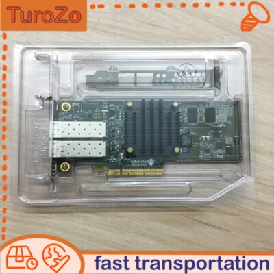 Chelsio  CR T520 T520-CR 10GbE 2-Port PCIe Unified Wire Adapter Card 110-1160-50 - Image 1 of 4