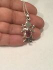 Purple Spiny Oyster Sterling Silver Little Girl Pendant, Spiny Oyster Necklace 