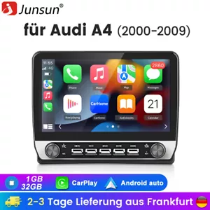 Carplay Android 13 Autoradio GPS Navi WIFI BT FM DAB+ Für Audi A4 S4 RS4 00-2009 - Bild 1 von 17