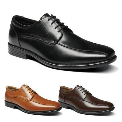 Zapatos de vestir para hombre Bruno Marc formales clásicos con cordones Oxford transpirables Foto 1 de 4