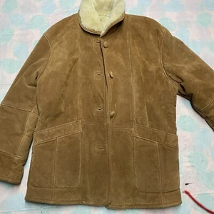 John Weitz Leather Coat -Heavy- - Picture 1 of 8